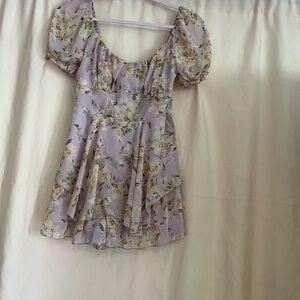 Floral Puff Sleeve Jumpsuit